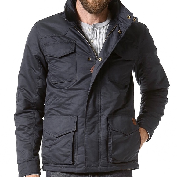 I.Spiewak & Sons Black Field Jacket Pocket Front Hooded Cargo Adventure… - Picture 1 of 7